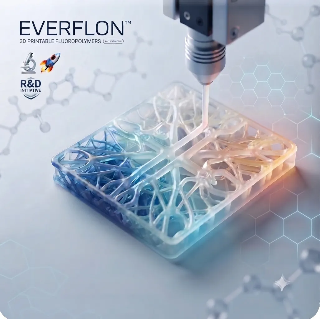 새로운 개척지: Everflon™은 미래 애플리케이션을 위한 차세대 3D 프린팅 전용 불소수지를 개발 중입니다