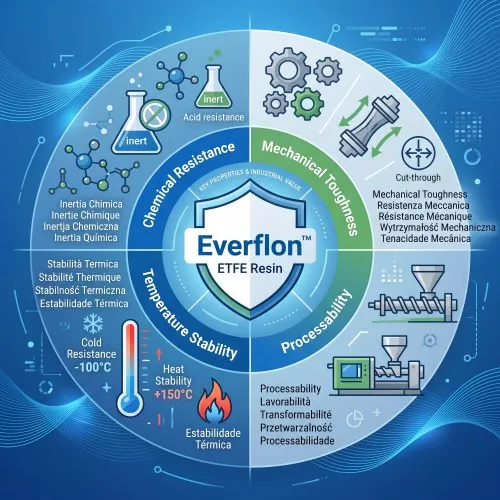 Everflon™ ETFE 수지의 핵심 물성과 산업적 가치 심층 분석